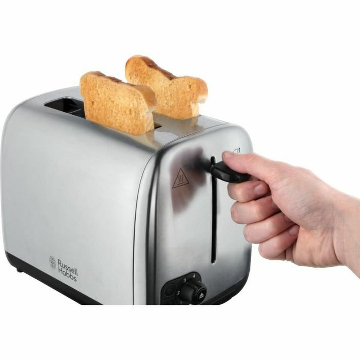 Toaster Russell Hobbs gris acier