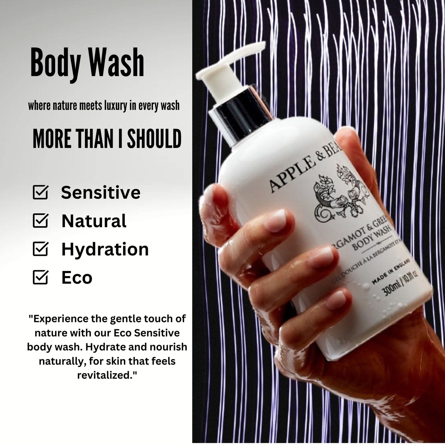 Bergamot & Green Tea - Body Wash - 300ml/10.1fl oz-3