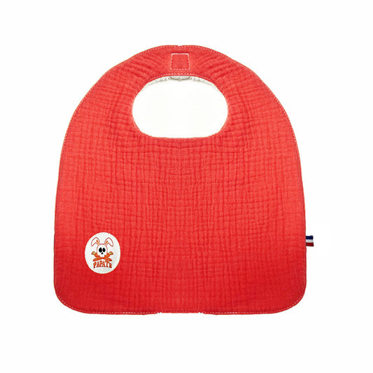 bavoir fraise madeinfrance coton bio