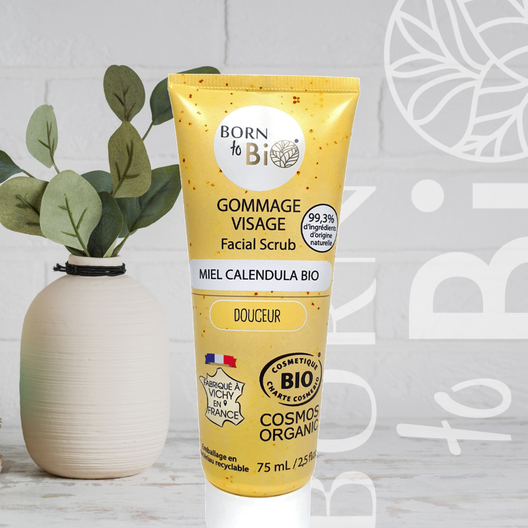 Calendula Honey Facial Scrub - Certified organic-2